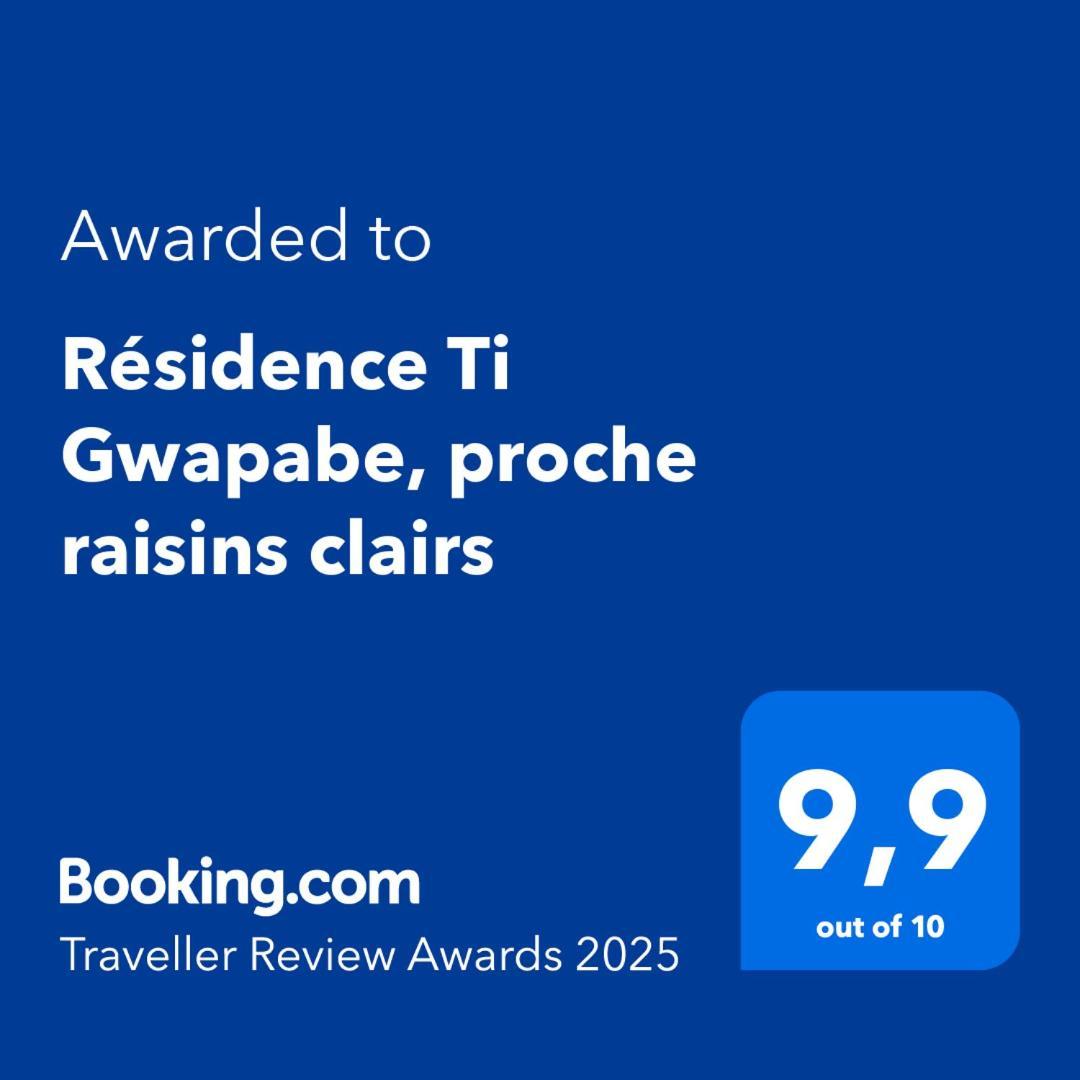 Residence Ti Gwapabe, Proche Raisins Clairs 圣弗朗索瓦 外观 照片
